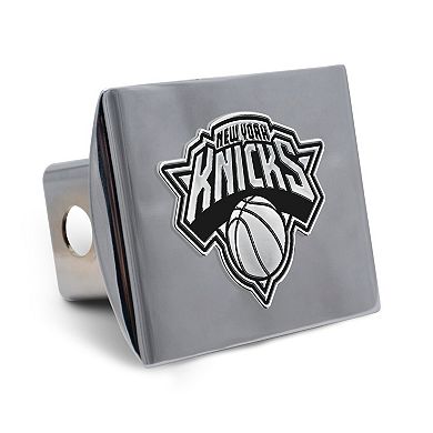 WinCraft New York Knicks Premium Metal Chrome Hitch Cover