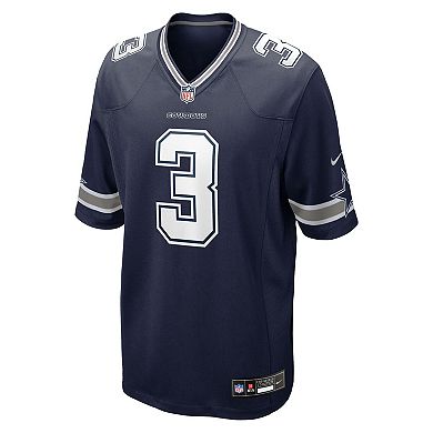 Men's Nike George Pickens Navy Dallas Cowboys Game Jersey