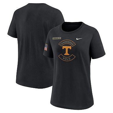 Women's Nike Black Tennessee Volunteers 2025 Military Appreciation Dri-FIT T-Shirt
