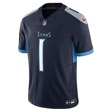 Men's Nike Cameron Ward Navy Tennessee Titans Alternate Limited Jersey
