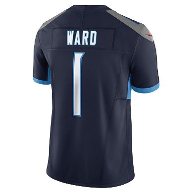 Men's Nike Cameron Ward Navy Tennessee Titans Alternate Limited Jersey