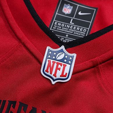 Men's Nike Baker Mayfield Red Tampa Bay Buccaneers 50th Anniversary Game Jersey