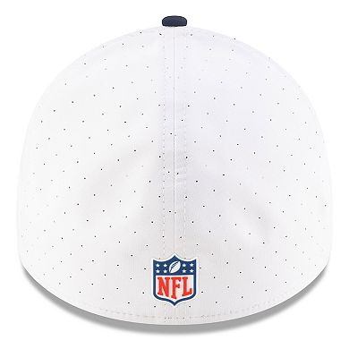 Men's New Era White/Navy Dallas Cowboys 2025 NFL Training Camp 39THIRTY Flex Hat