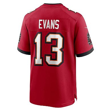Men's Nike Mike Evans Red Tampa Bay Buccaneers 50th Anniversary Game Jersey