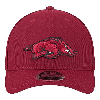 Men's New Era Cardinal Arkansas Razorbacks Team Collective 9FORTY M-Crown Adjustable Hat