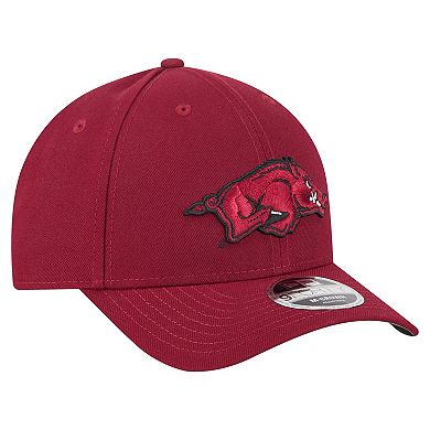 Men's New Era Cardinal Arkansas Razorbacks Team Collective 9FORTY M-Crown Adjustable Hat