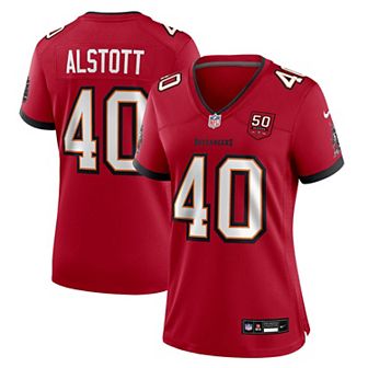 Women's Nike Mike Alstott Red Tampa Bay Buccaneers 50th Anniversary Game Jersey
