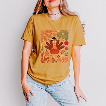 Simply Sage Market Turkey Boho Short Sleeve Tee