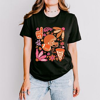 Simply Sage Market Touchdown Season Collage Short Sleeve Tee
