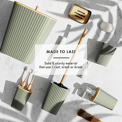 Clara Clark Complete Set Bathroom Accessory Set with Shower Caddy