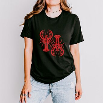 Two Lobsters - Womens Short Sleeve Tee