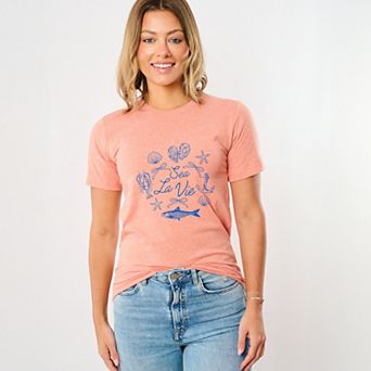 Sea La Vie Collage - Womens Short Sleeve Tee