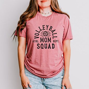 Simply Sage Market Volleyball Mom Squad Short Sleeve Tee