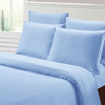 Hotel Collection 1800 Super Soft & Wrinkle Free Luxurious Stripe 6 pc Sheet Set