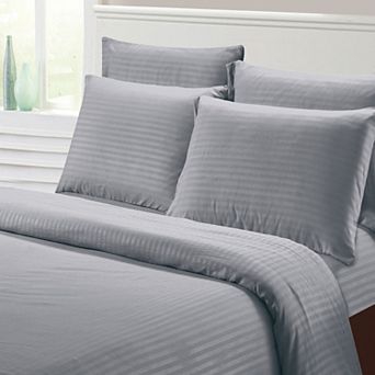 Hotel Collection 1800 Super Soft & Wrinkle Free Luxurious Stripe 6 pc Sheet Set