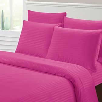 Hotel Collection 1800 Super Soft & Wrinkle Free Luxurious Stripe 6 pc Sheet Set