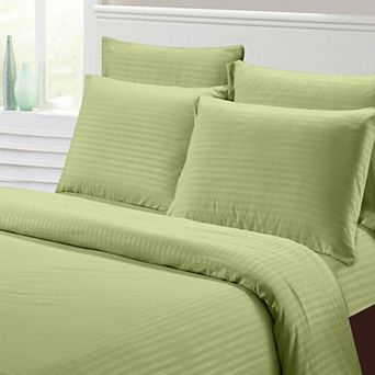 Hotel Collection 1800 Super Soft & Wrinkle Free Luxurious Stripe 6 pc Sheet Set