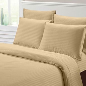 Hotel Collection 1800 Super Soft & Wrinkle Free Luxurious Stripe 6 pc Sheet Set