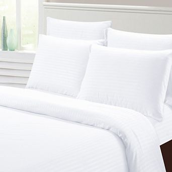 Hotel Collection 1800 Super Soft & Wrinkle Free Luxurious Stripe 6 pc Sheet Set