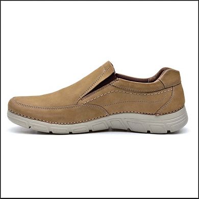 Men's Premium Comfort Nubuck Leather Moccasins Rock By Pazstor