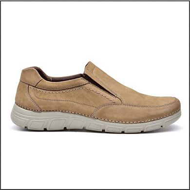 Men's Premium Comfort Nubuck Leather Moccasins Rock By Pazstor