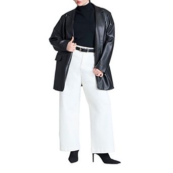 ELOQUII Women's Plus Size Trouser Jean