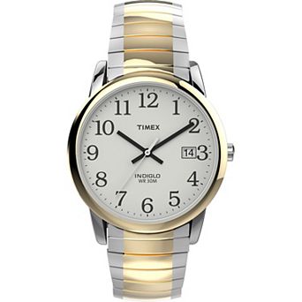 Timex® Easy Reader® Two Tone Stainless Steel Expansion Band Watch - T2H311JT