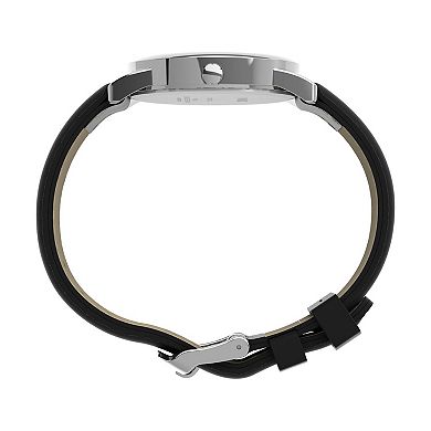 Timex Easy Reader Black Leather Strap Watch - T2H281JT