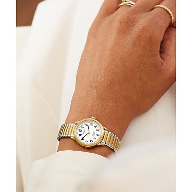 Timex Easy Reader Women's Two Tone Expansion Band Watch - T2H381JT