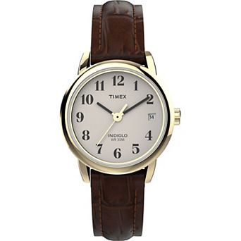Timex® Easy Reader® Leather Strap Watch - T20071JT
