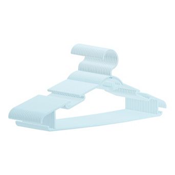 20 Pack Plastic Non-Slip Hangers, Durable 360-degree Space Saving Clothes Hangers for Clothing