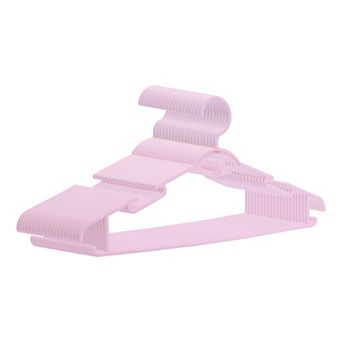 20 Pack Plastic Non-Slip Hangers, Durable 360-degree Space Saving Clothes Hangers for Clothing