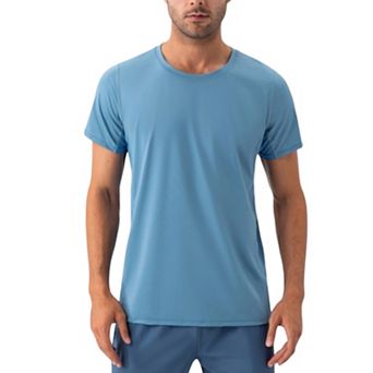 Men's Classic Fit Athletic T-Shirt with Quick-Dry Fabric and Short Sleeves