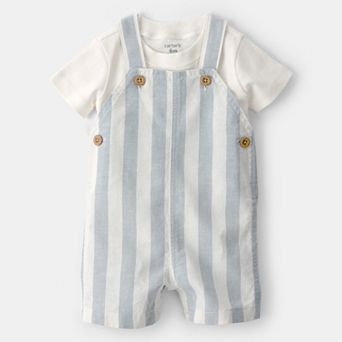 Baby Boy Carter's 2 pc Stripe Romper & T-Shirt Set