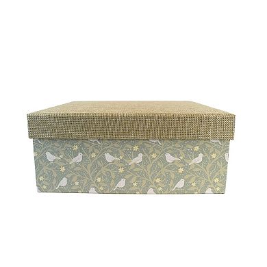 Celebrate Together™ Burlap Lid Paper Box