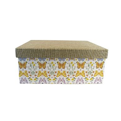 Celebrate Together™ Burlap Lid Paper Storage Box