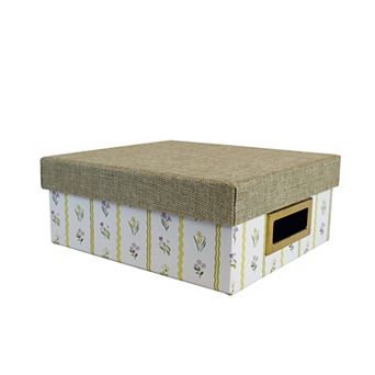Celebrate Together™ Spring Burlap Lid Paper Box