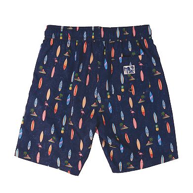 Boys 4-20 ZeroXposur Boardwalk Shorties Print Swim Bottoms