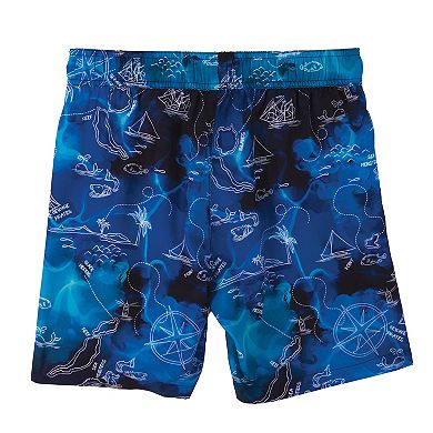 Boys 4-20 ZeroXposur Marine Sun Top & Swim Short 2-Piece Set