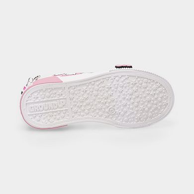 Hello Kitty Court Girls Lace-Up Sneakers With Bow Accent