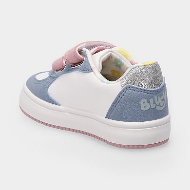 Bluey Toddler Girls Velcro Sneakers