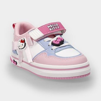 Hello Kitty Toddler Girls Bow Accent Court Sneakers