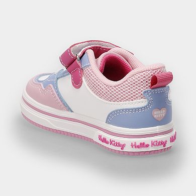 Hello Kitty Toddler Girls Bow Accent Court Sneakers