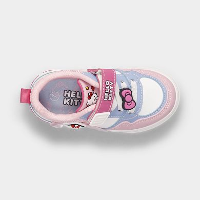 Hello Kitty Toddler Girls Bow Accent Court Sneakers