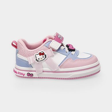 Hello Kitty Toddler Girls Bow Accent Court Sneakers