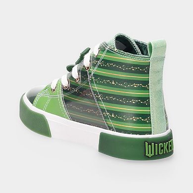 Wicked Little Kid Girls High Top Lace-Up Sneakers