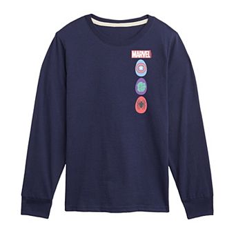 Boys 8-20 Marvel Easter Eggs Long Sleeve Graphic Tee