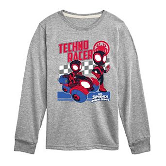 Boys 8-20 Marvel Spidey And His Amazing Friends Techno Racer Long Sleeve Graphic Tee