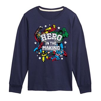 Boys 8-20 Marvel Hero In The Making Long Sleeve Graphic Tee