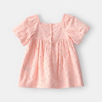 Baby Girl Carter's Short Sleeve Eyelet Dress
